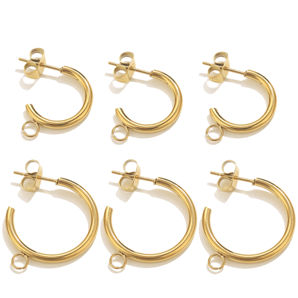 Body Jewelry Diy - 6 szt. Stal nierdzewna Kształt C