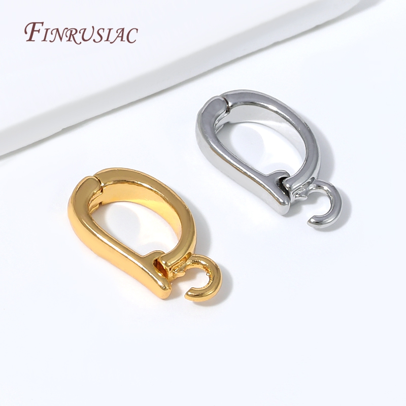 Body Jewelry Diy - Złota pozłacana 18K zawieszka z zapięciem,