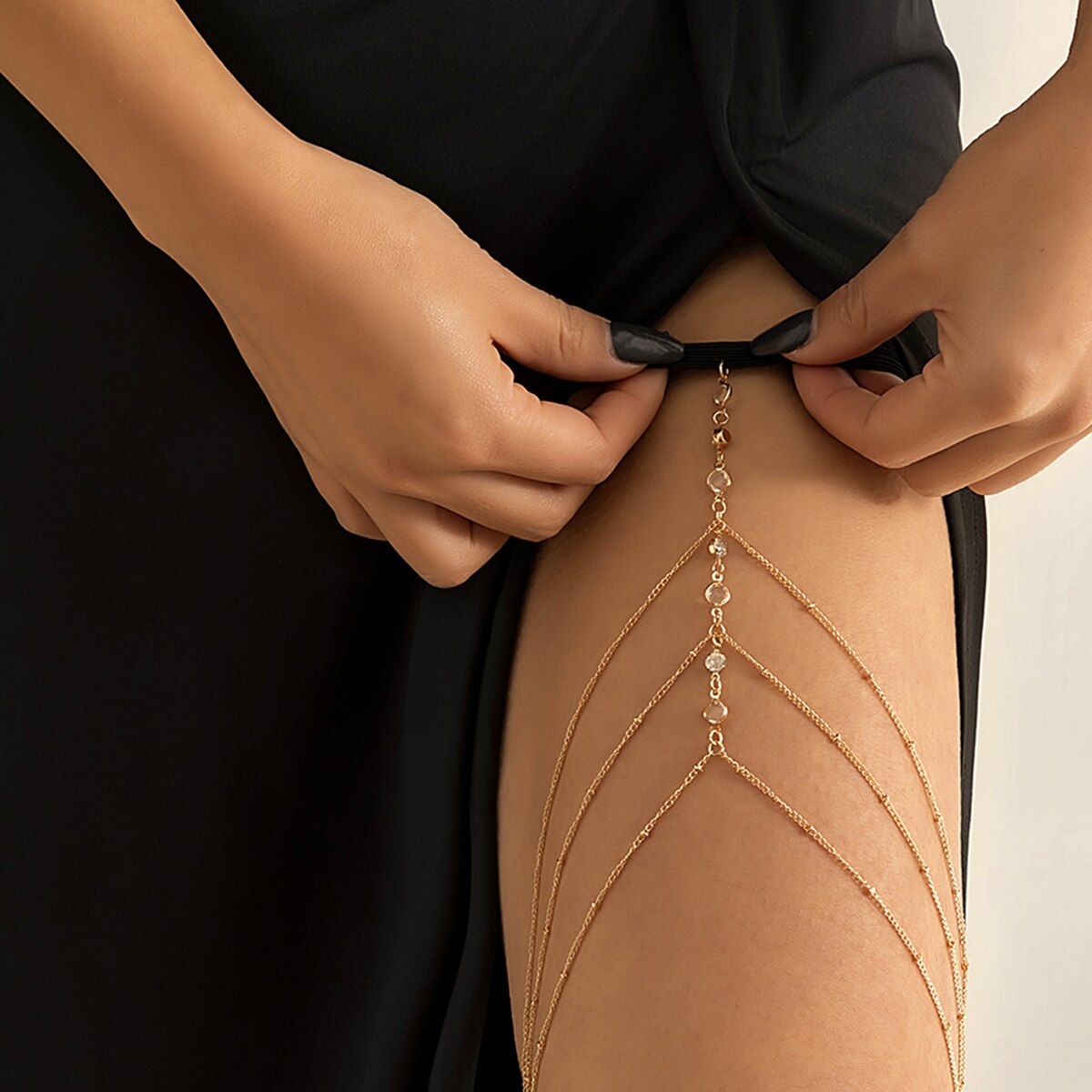 Boho elastyczna opaska kryszta – Body Jewelry Types recenzja i cena